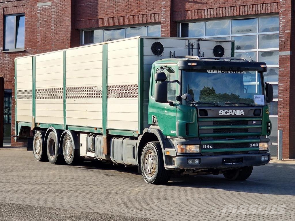 Scania P114-340 8x2*6 - Livestock 1 deck / Cattle - 3x st Dzīvnieku pārvadāšanas transports