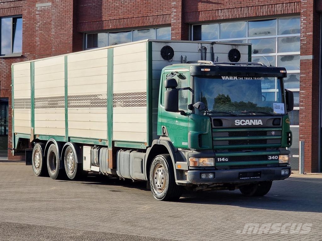 Scania P114-340 8x2*6 - Livestock 1 deck / Cattle - 3x st Dzīvnieku pārvadāšanas transports