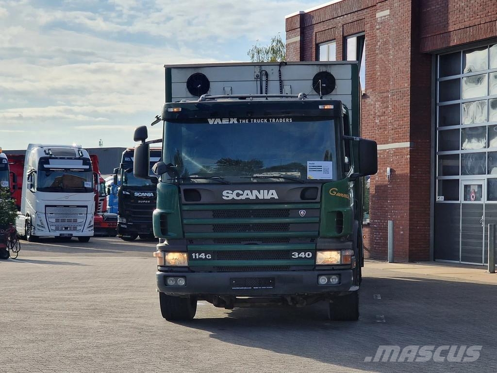 Scania P114-340 8x2*6 - Livestock 1 deck / Cattle - 3x st Dzīvnieku pārvadāšanas transports