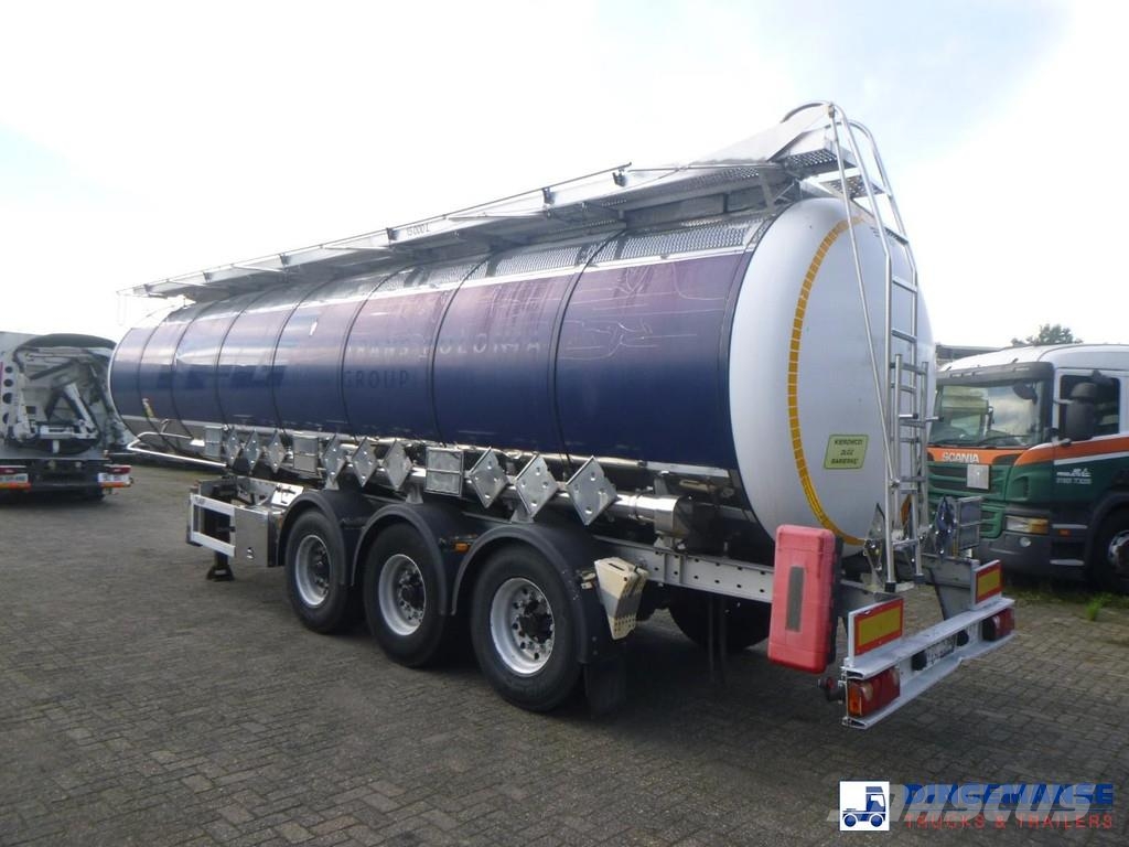 Burg Chemical tank inox L4BH 32.5 m3 / 3 comp Tanker yari çekiciler