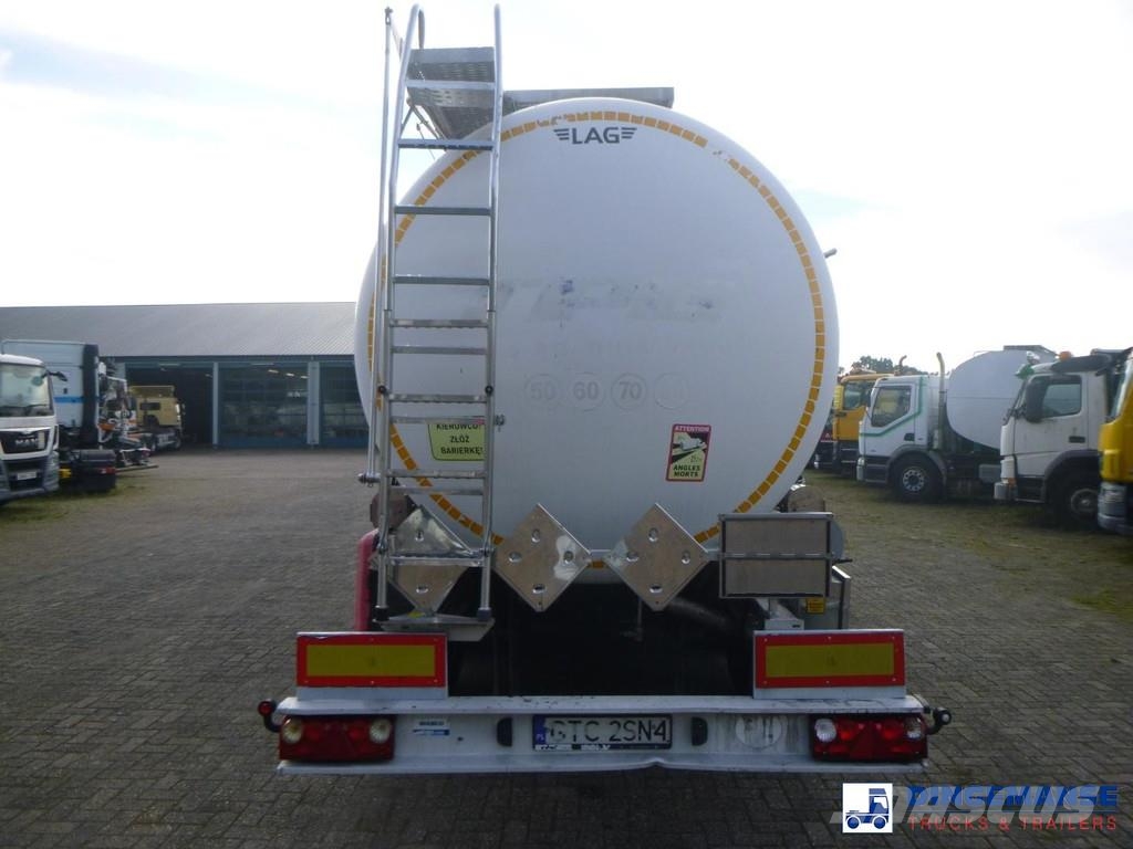 Burg Chemical tank inox L4BH 32.5 m3 / 3 comp Tanker yari çekiciler