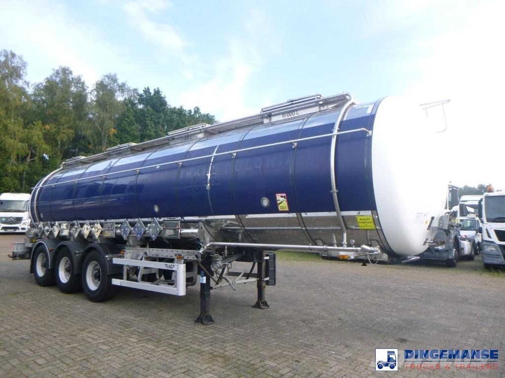 LAG Chemical tank inox L4BH 32.5 m3 / 3 comp Tankopleggers