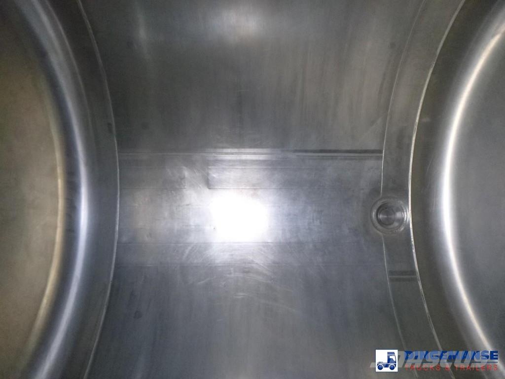 LAG Chemical tank inox L4BH 32.5 m3 / 3 comp Tankopleggers