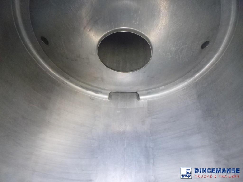 LAG Chemical tank inox L4BH 32.5 m3 / 3 comp Tankopleggers