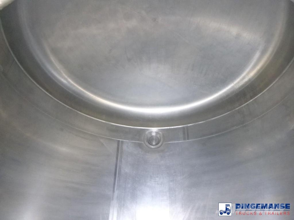 LAG Chemical tank inox L4BH 32.5 m3 / 3 comp Tankopleggers