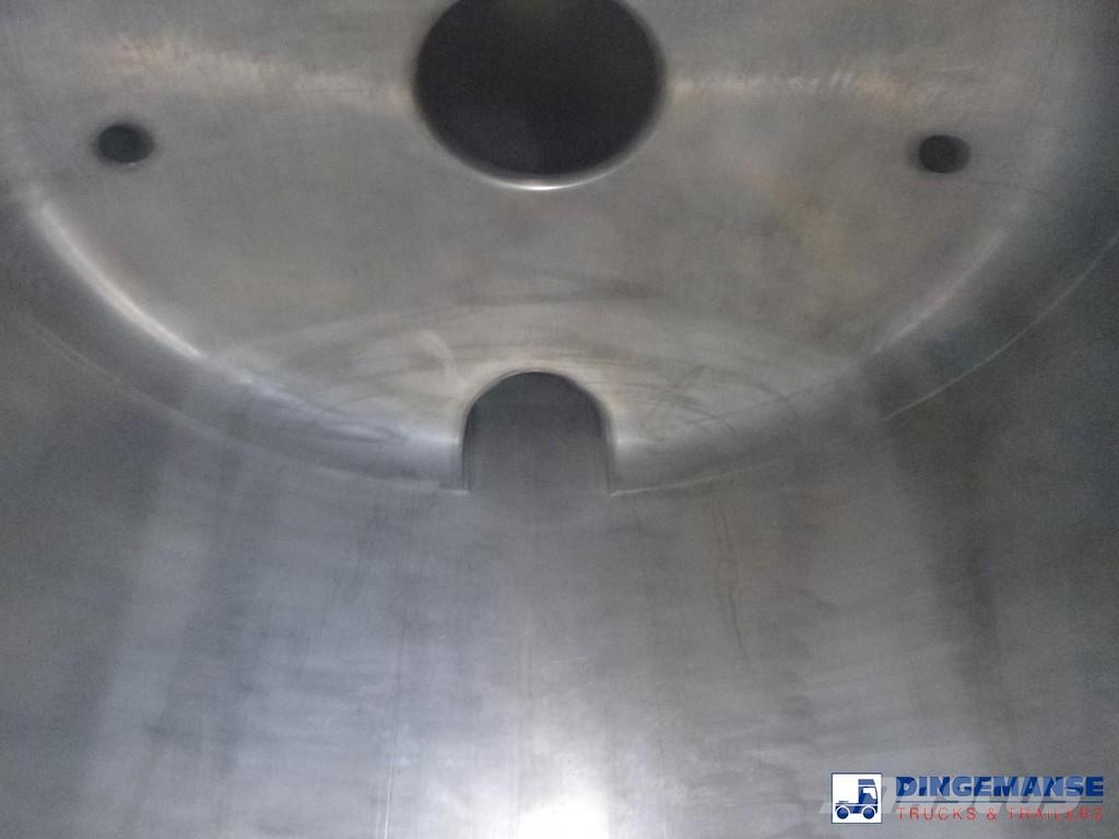 LAG Chemical tank inox L4BH 32.5 m3 / 3 comp Tankopleggers