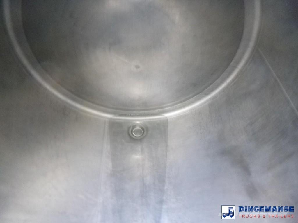 LAG Chemical tank inox L4BH 32.5 m3 / 3 comp Tankopleggers