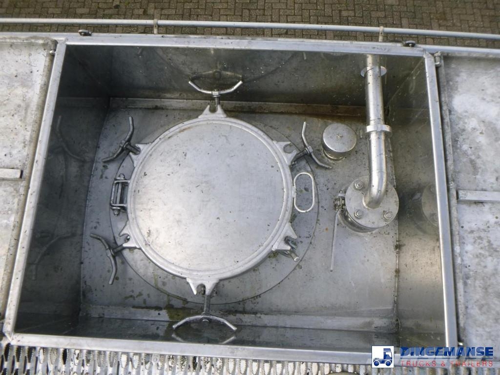 LAG Chemical tank inox L4BH 32.5 m3 / 3 comp Tankopleggers