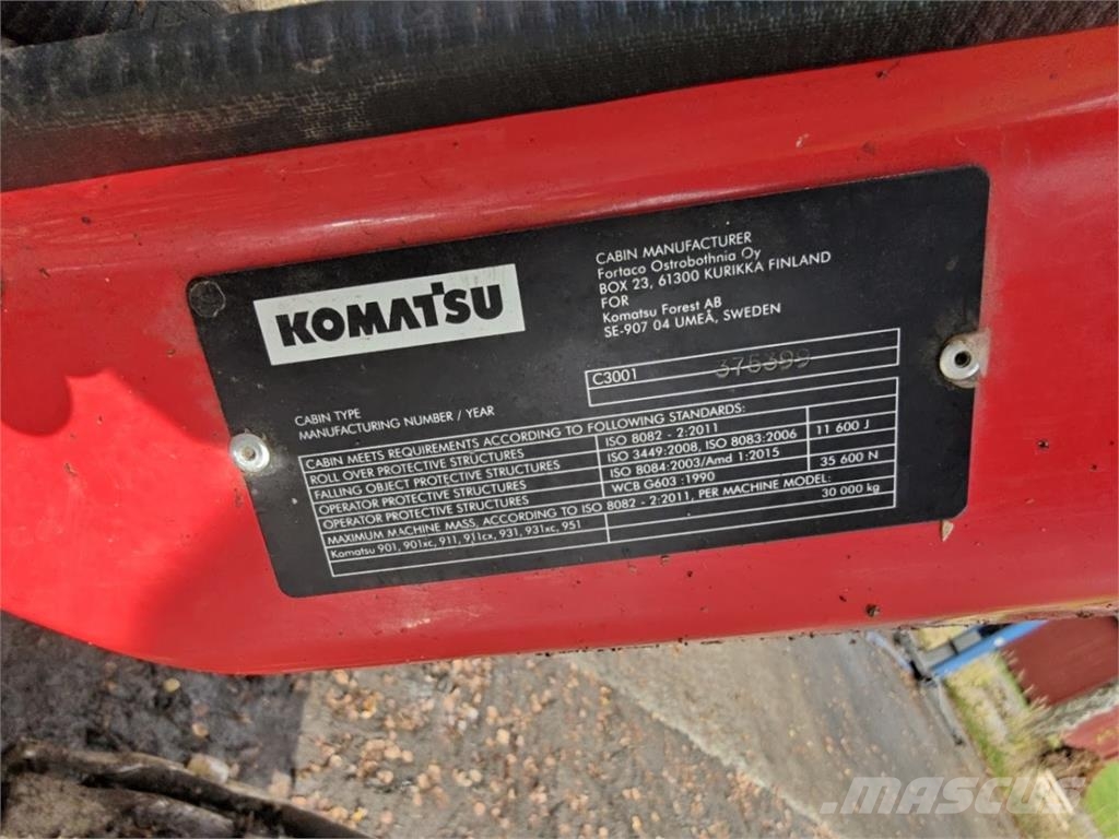 Komatsu XH 901 XC-6 Cosechadoras