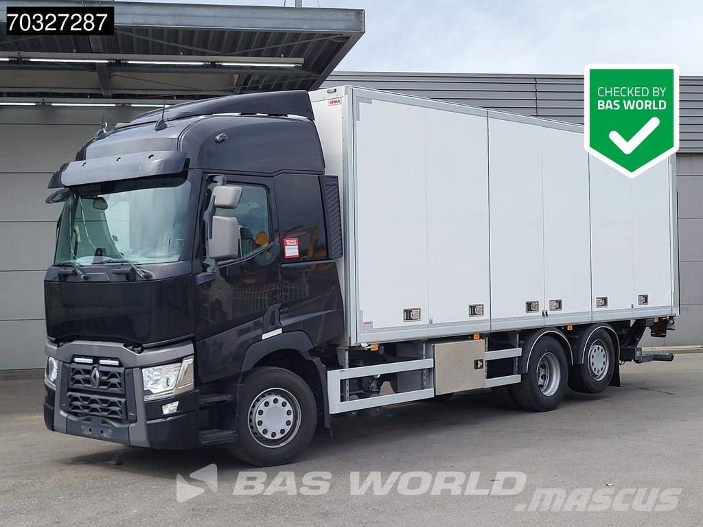 Renault T 380 T 6X2 7,67m Box Full Air Lift+Steering Axle Camiones con caja de remolque