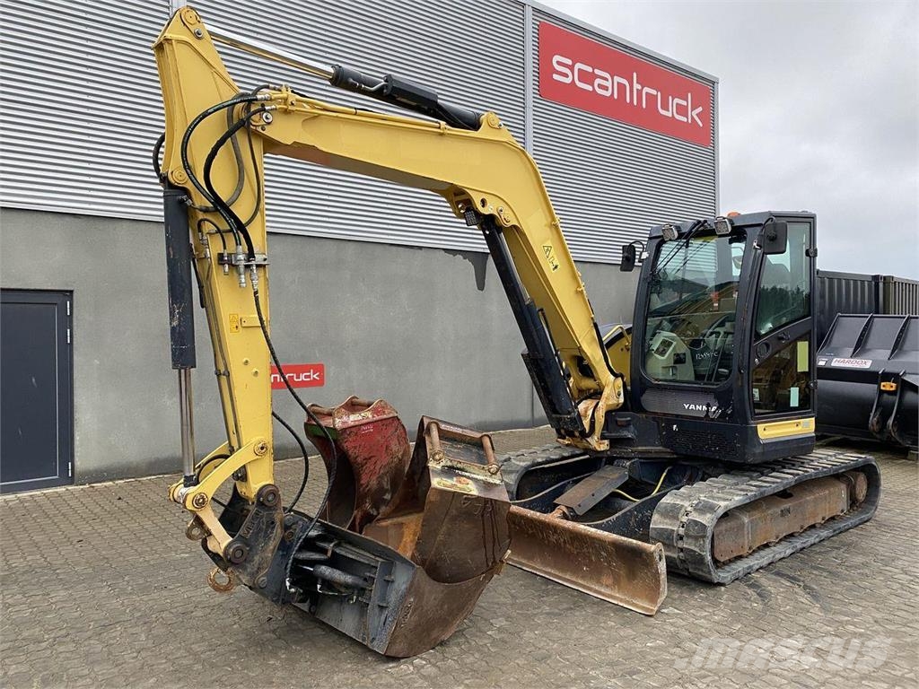 Yanmar VIO80-1A حفارات بعجل