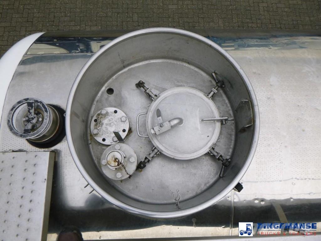 Magyar Chemical tank inox L4BH 32.9 m3 / 1 comp Tanktrailer