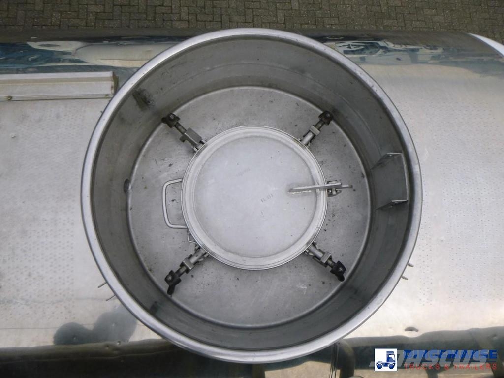 Magyar Chemical tank inox L4BH 32.9 m3 / 1 comp Tanktrailer