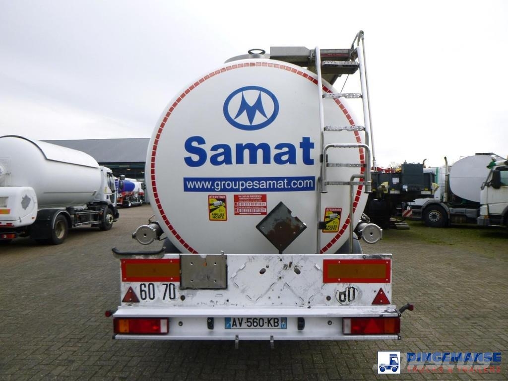 Magyar Chemical tank inox L4BH 32.9 m3 / 1 comp Tanktrailer