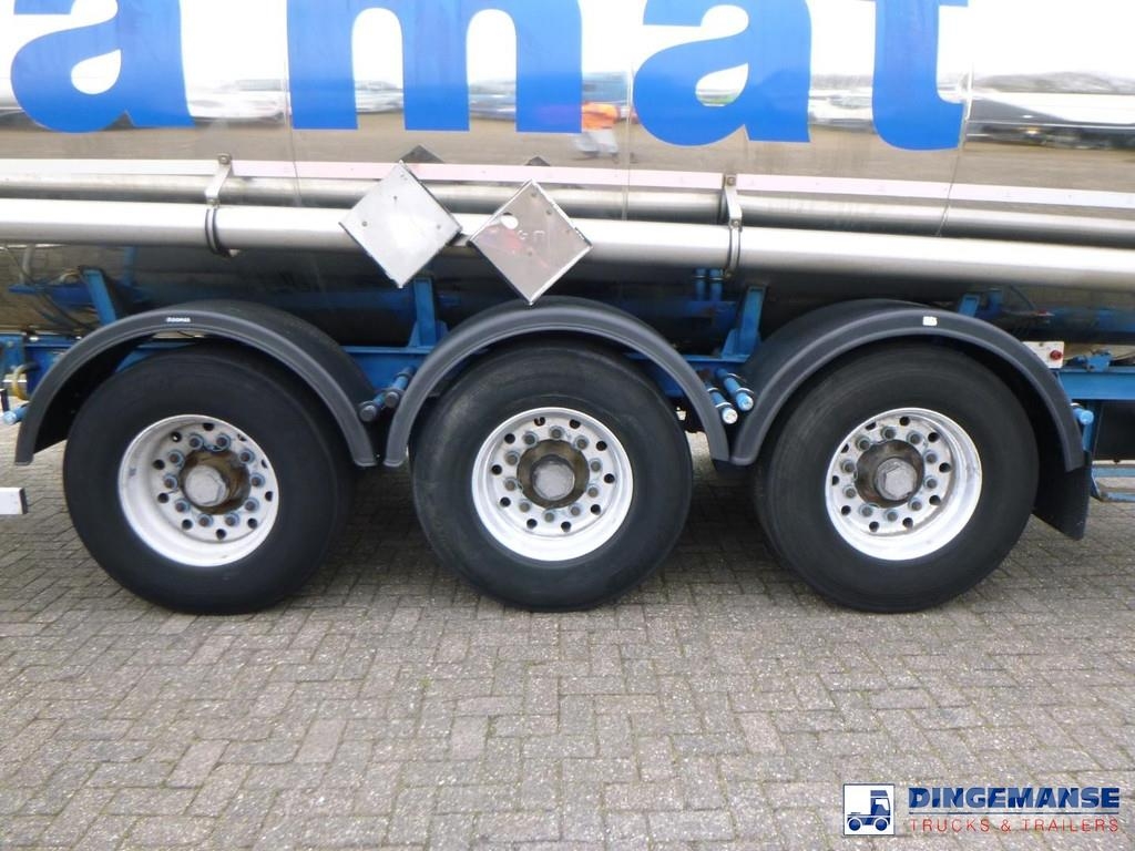 Magyar Chemical tank inox L4BH 32.9 m3 / 1 comp Tanktrailer
