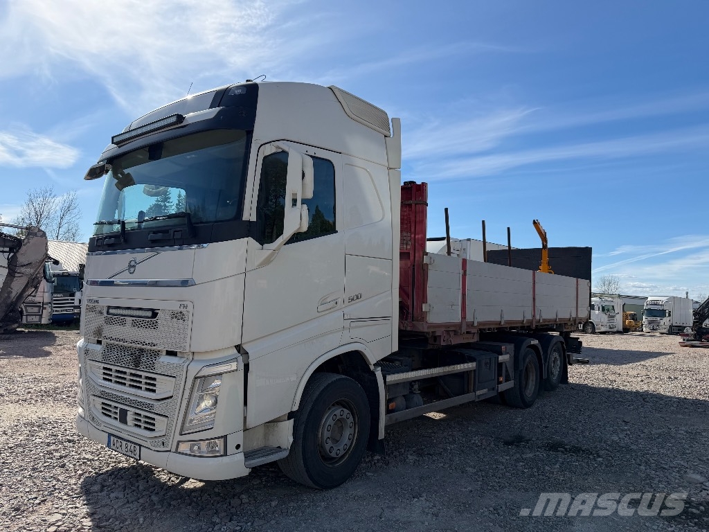Volvo FH 500 container växelflak bil Camiones portacontenedores