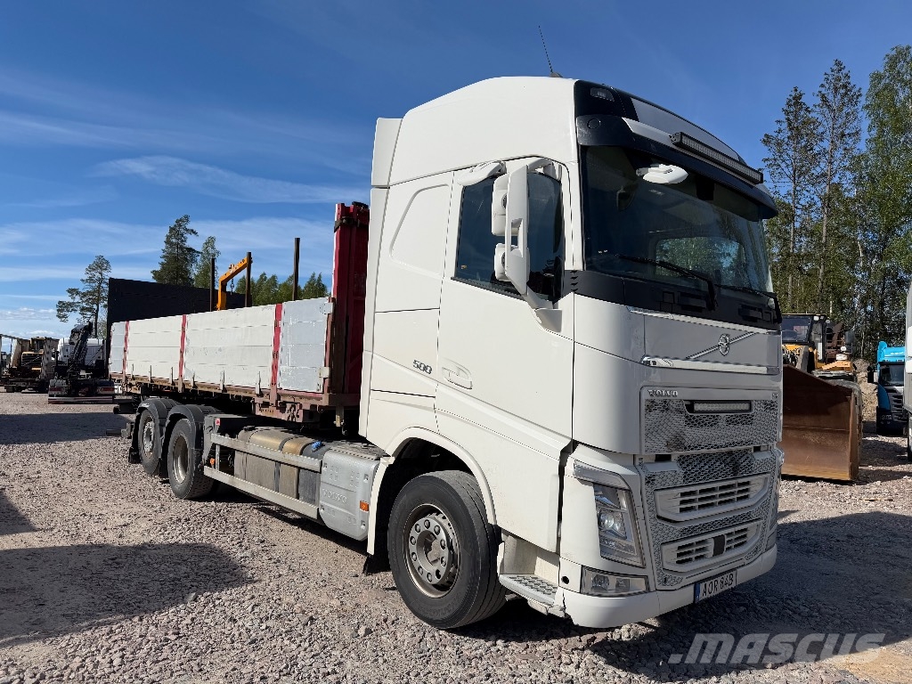 Volvo FH 500 container växelflak bil Camiones portacontenedores