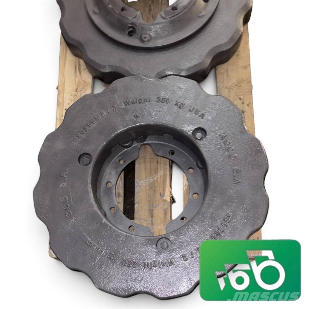 Valtra S292 WHEEL WEIGHT 250 kg 4290866M3 4290866M5 Šasija i vešenje