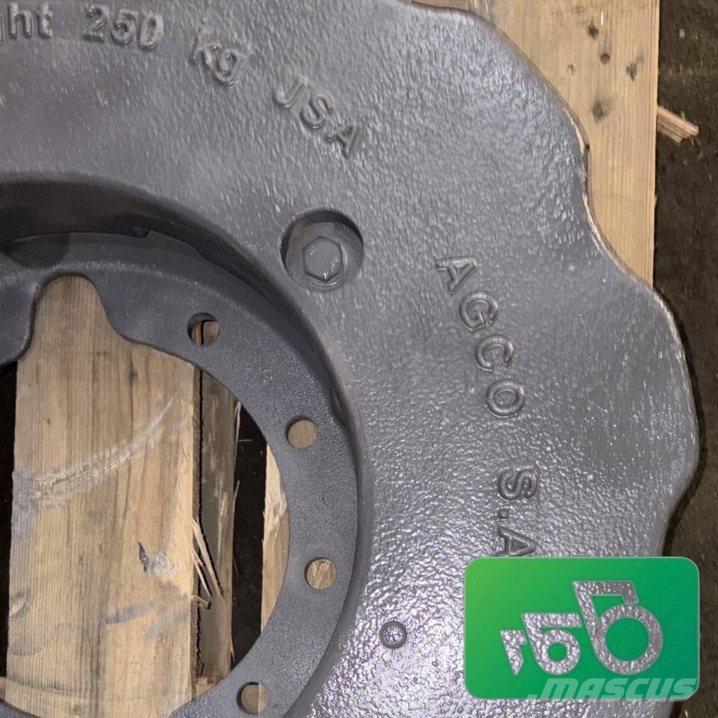 Valtra S292 WHEEL WEIGHT 250 kg 4290866M3 4290866M5 Šasija i vešenje