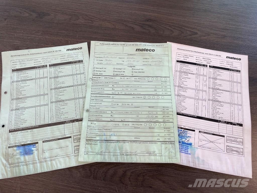 Teupen Leo 21 GT Plataformas con brazo de elevación manual
