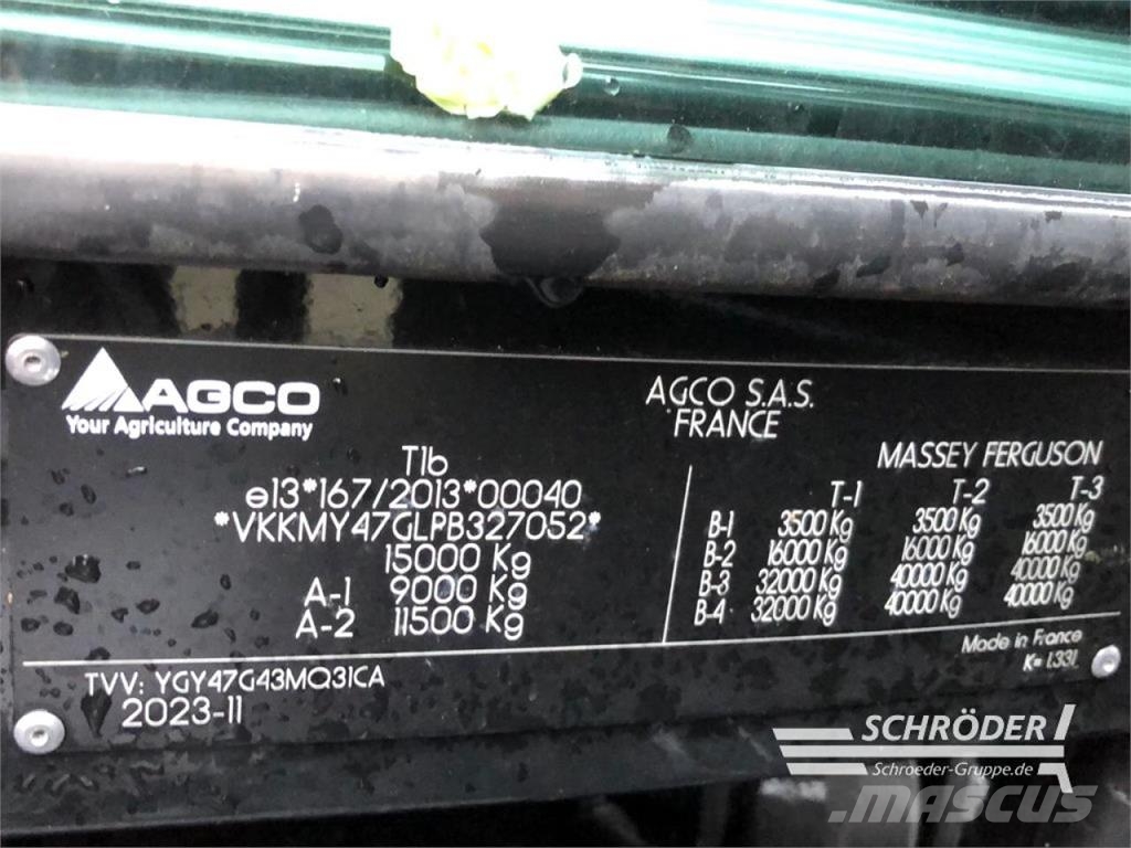 Massey Ferguson 8735 S DYNA-VT NEW EXCLUSIVE الجرارات