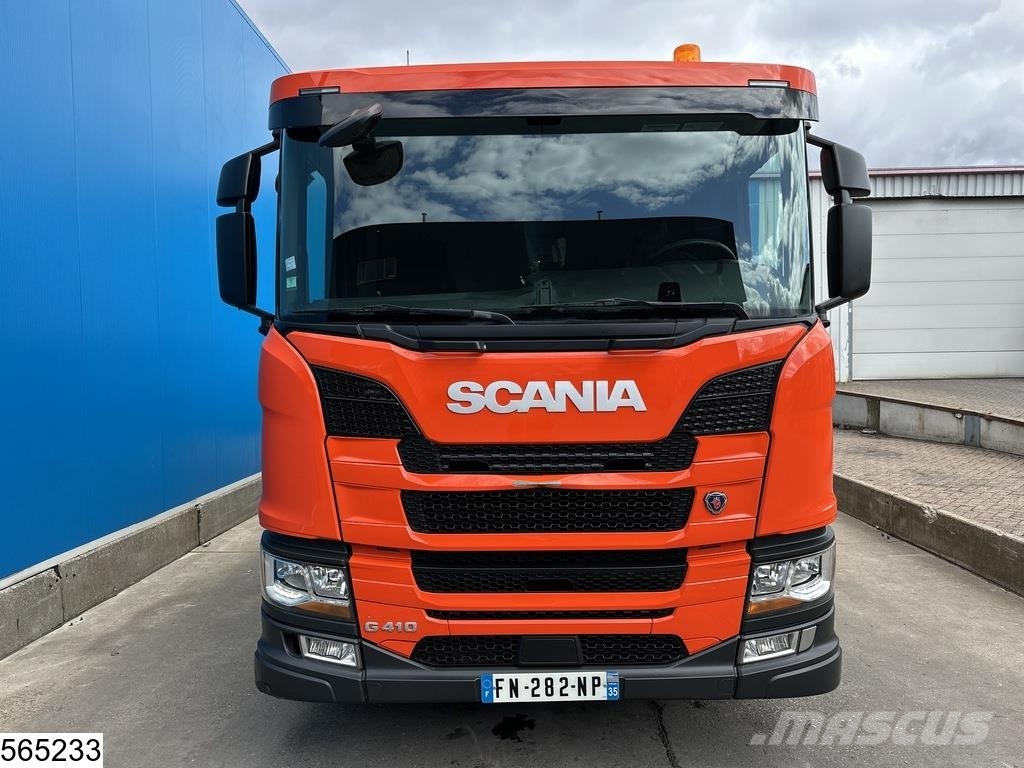 Scania G 410 EURO 6d, CNG, 6x2, Retarder, Hiab 덤프 트럭