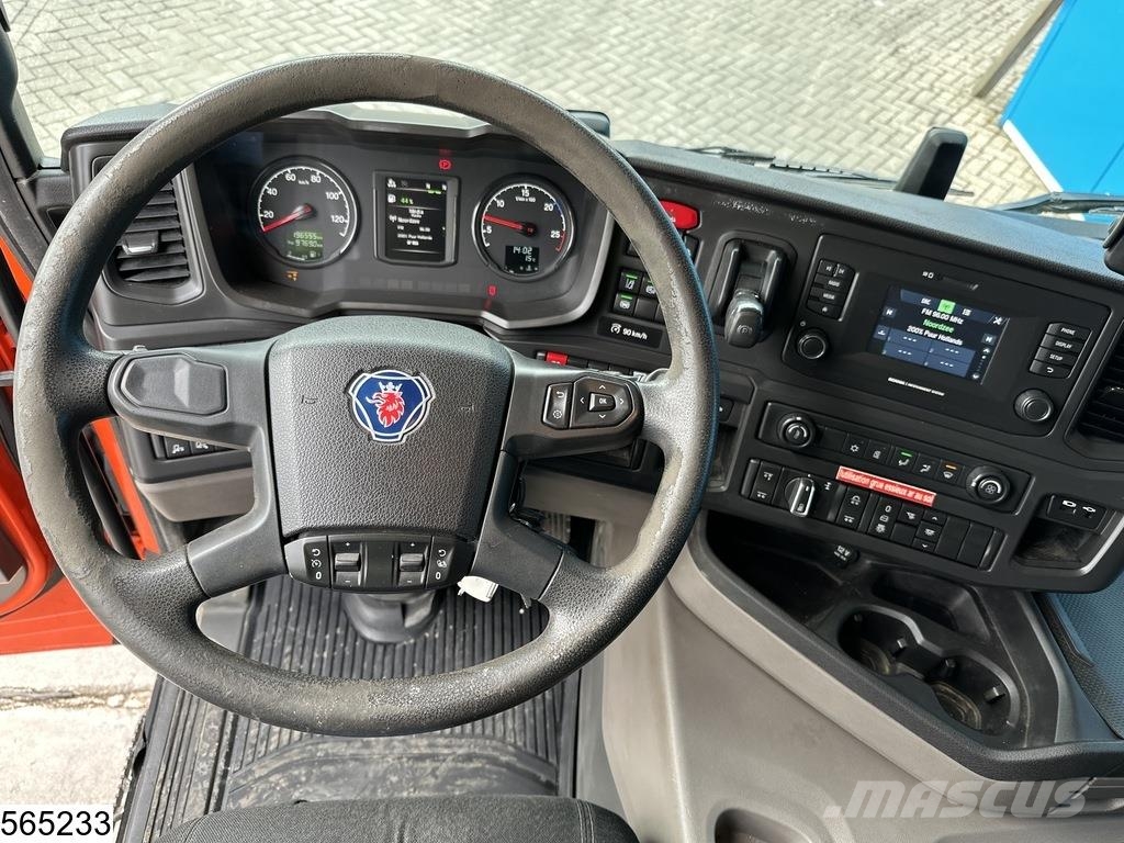 Scania G 410 EURO 6d, CNG, 6x2, Retarder, Hiab 덤프 트럭