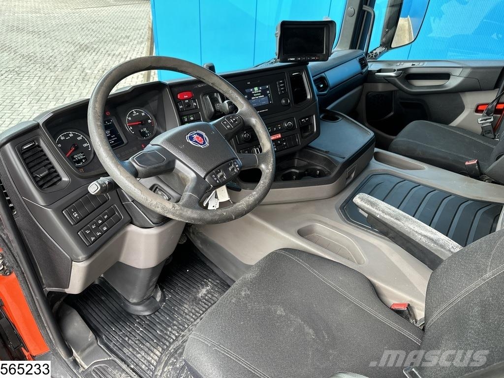 Scania G 410 EURO 6d, CNG, 6x2, Retarder, Hiab 덤프 트럭