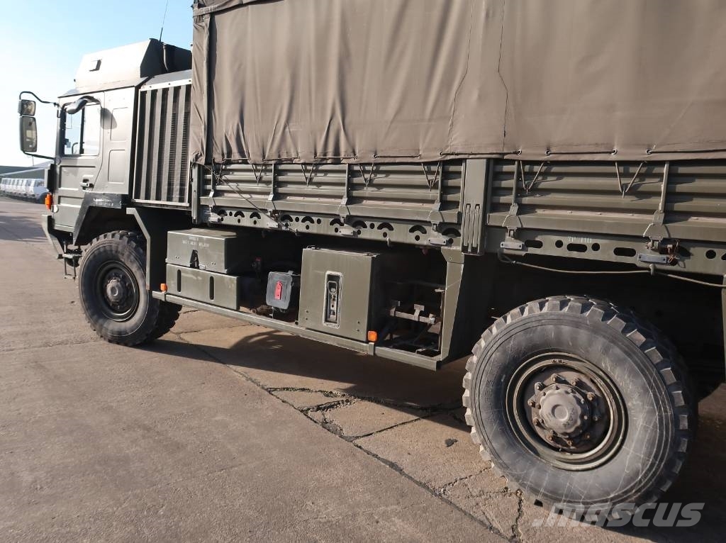 MAN HX60 18.330 4x4 Ex Army Truck Platós / Ponyvás teherautók