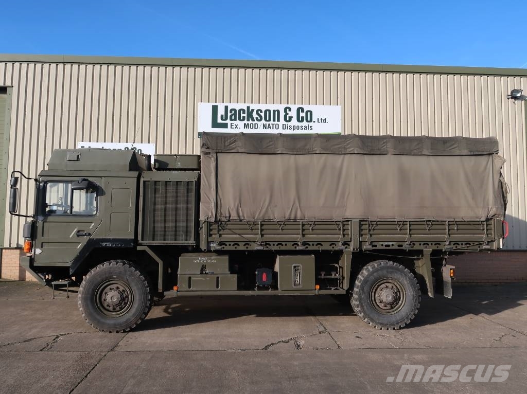 MAN HX60 18.330 4x4 Ex Army Truck Platós / Ponyvás teherautók