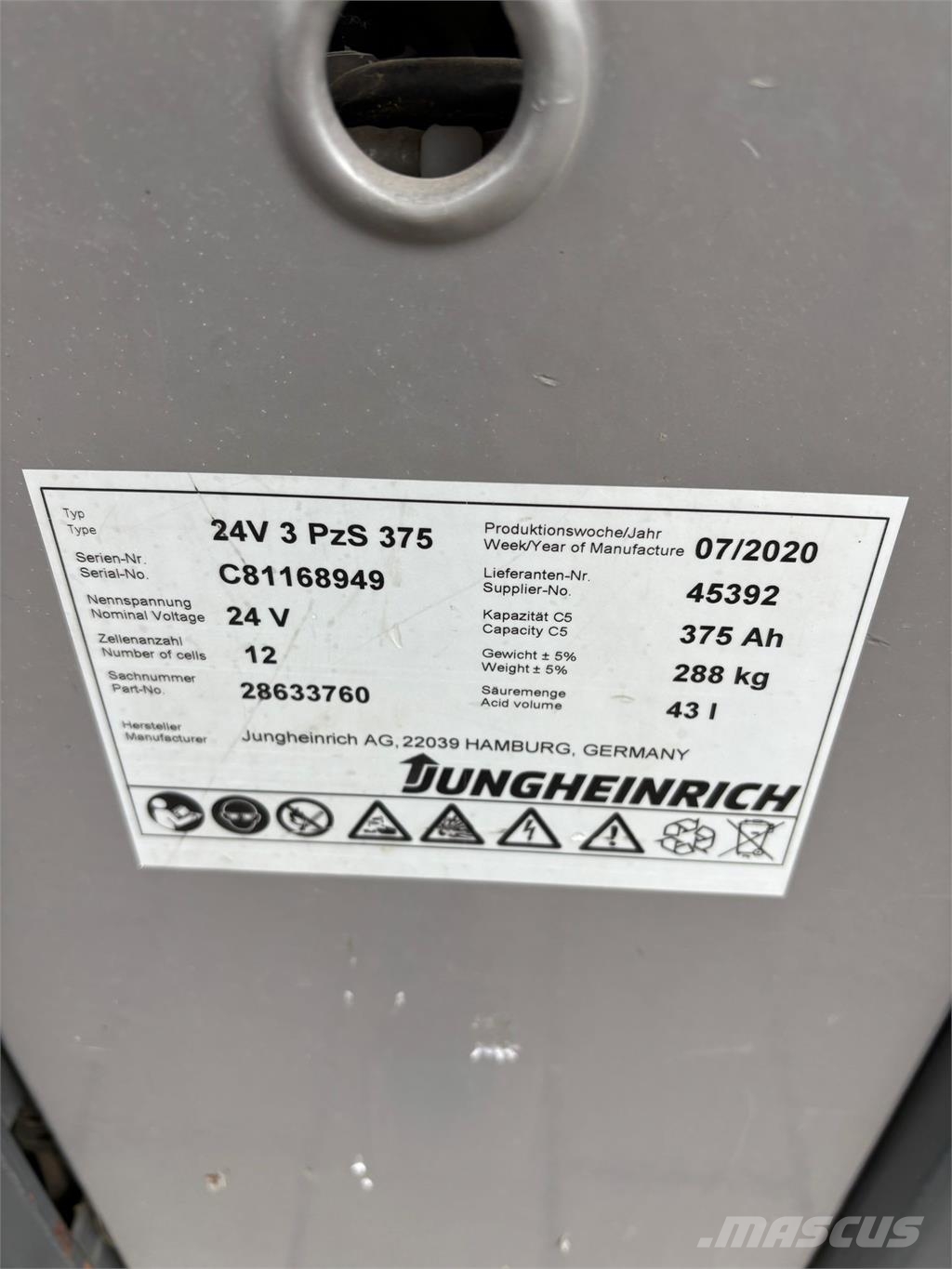 Jungheinrich ERD 220 KLPF Stand-in stackers