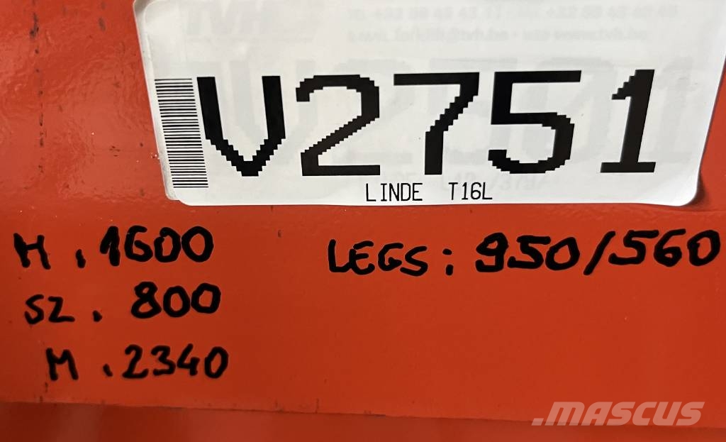 Linde L 10 B V-2751 OB شاحنات مناولة ذاتية الدفع