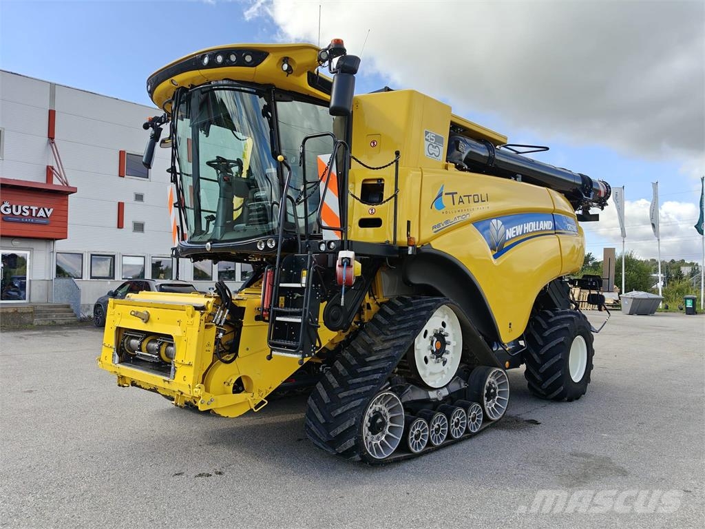 New Holland CR 10.90 - Macdon FD140 Комбайни