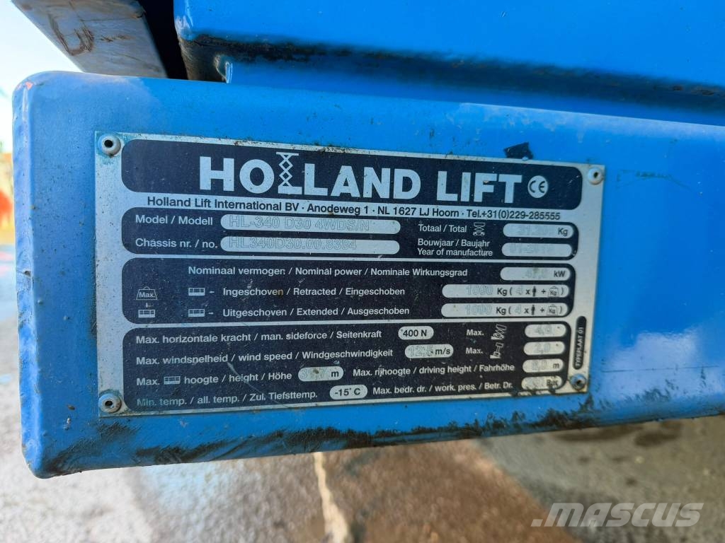 Holland Lift HL340-D30 رافعات مقصية الشكل