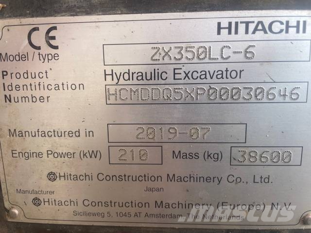 Hitachi ZX 350 LC- 6  / PITKÄPUOMI  20m ym... Bageri gusjeničari