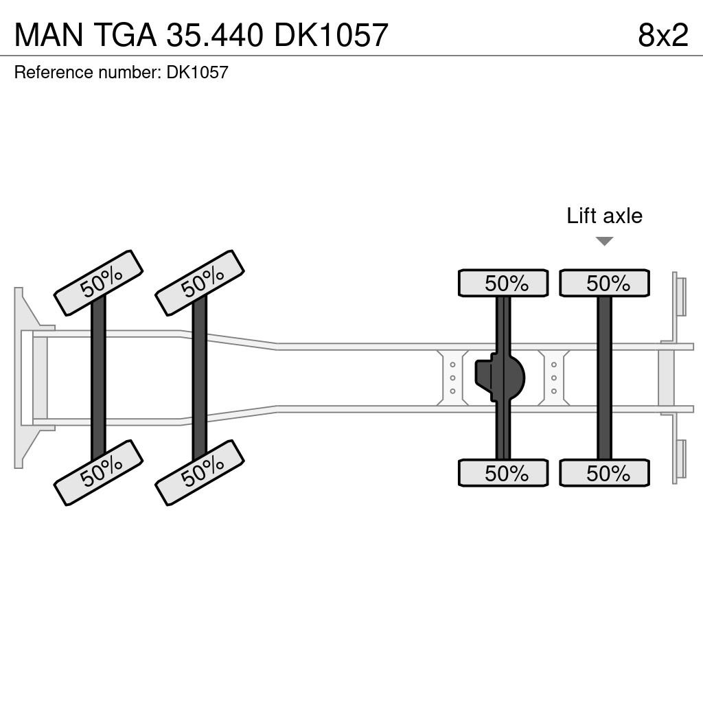 MAN TGA 35.440 Camiones elevadores de gancho