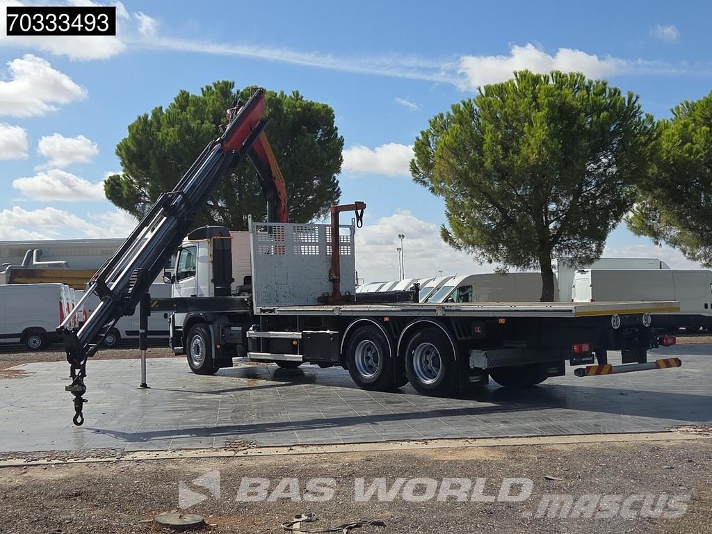 Volvo FMX 410 6X2 Grua Palfinger PK 23001-EH Mando Caja شاحنات مسطحة/مفصلية الجوانب