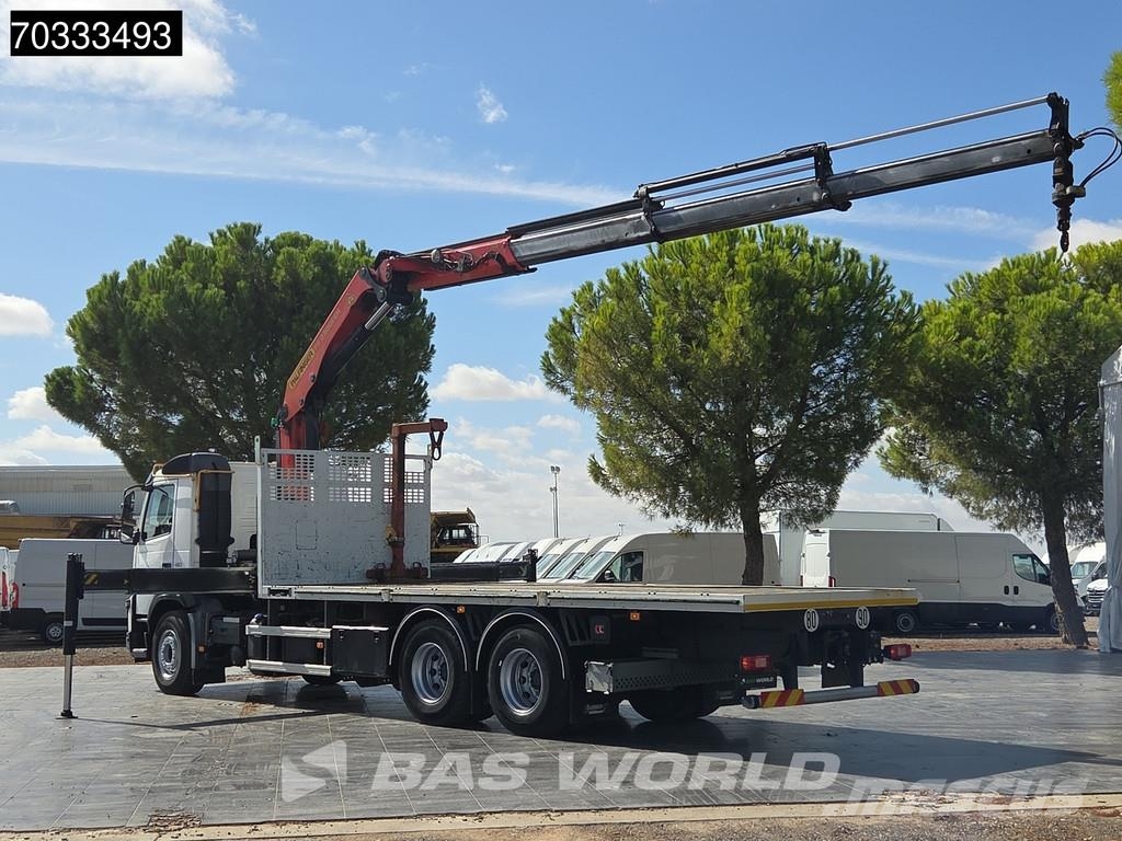 Volvo FMX 410 6X2 Grua Palfinger PK 23001-EH Mando Caja شاحنات مسطحة/مفصلية الجوانب
