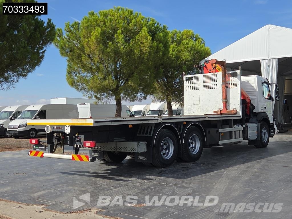 Volvo FMX 410 6X2 Grua Palfinger PK 23001-EH Mando Caja شاحنات مسطحة/مفصلية الجوانب