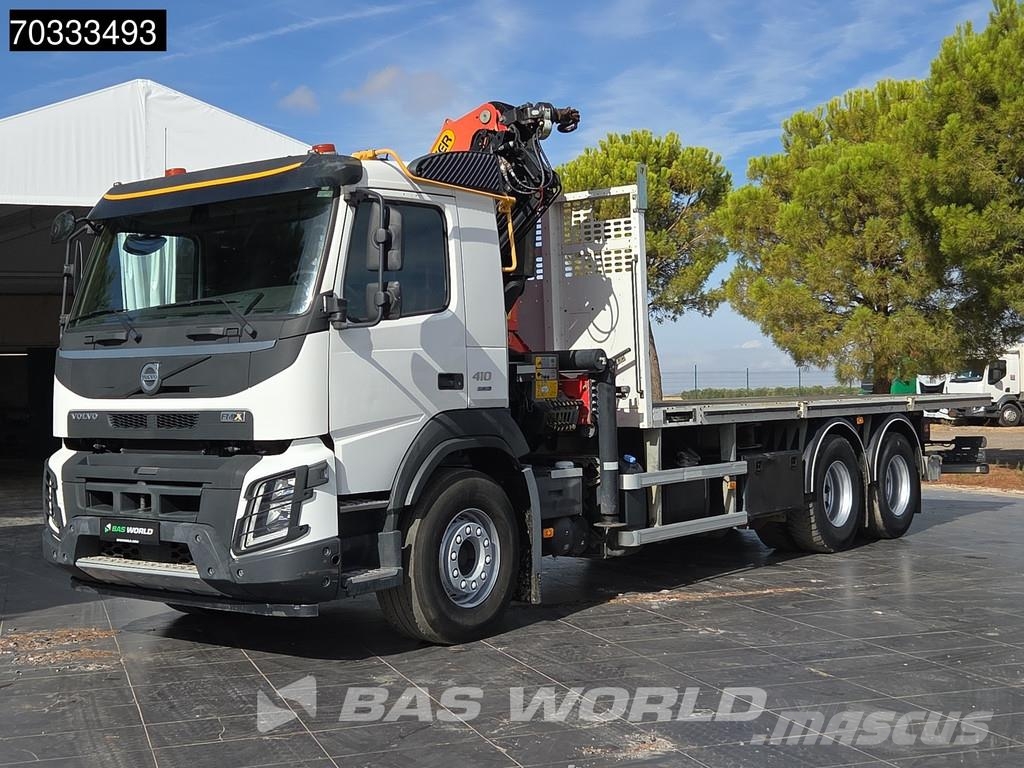 Volvo FMX 410 6X2 Grua Palfinger PK 23001-EH Mando Caja Camion plateau