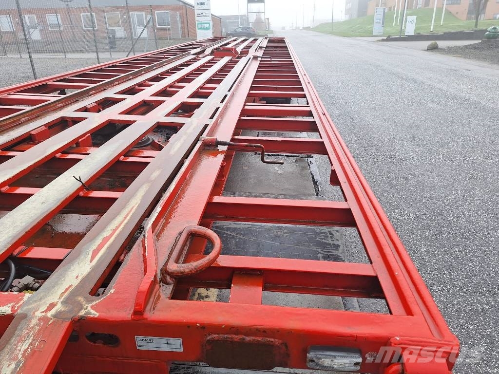 Lecitrailer 3 akslet containertrailer نصف مقطورات حاويات