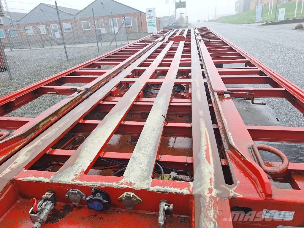Lecitrailer 3 akslet containertrailer نصف مقطورات حاويات