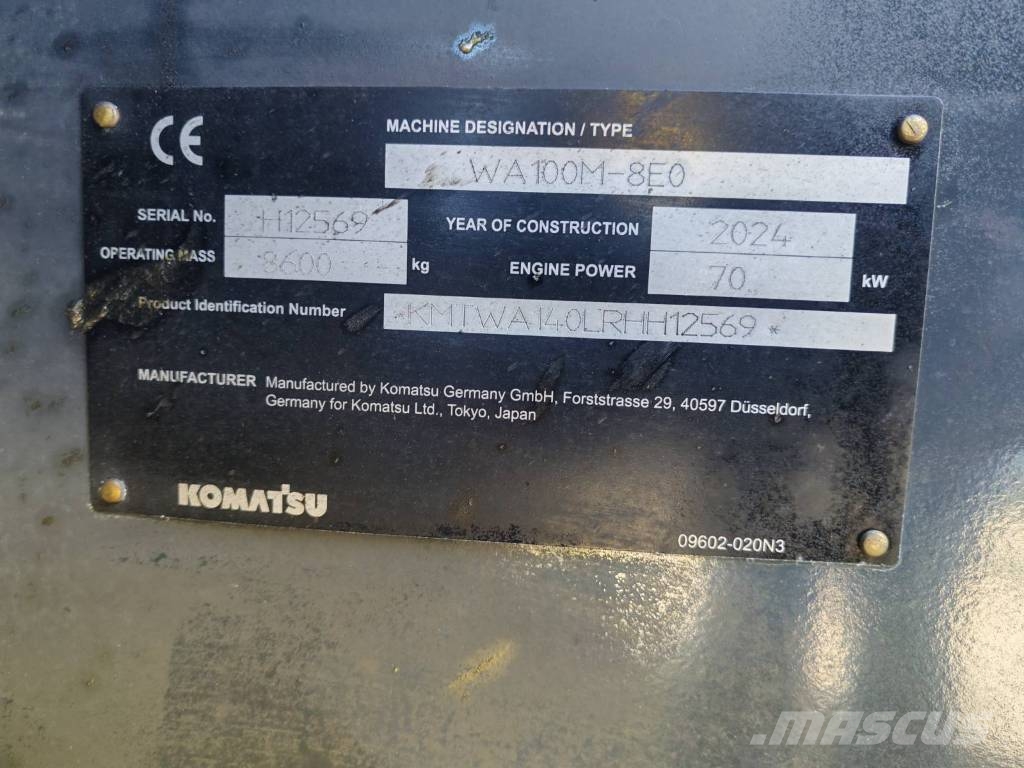 Komatsu WA 100 M-8 Фронтальні навантажувачі
