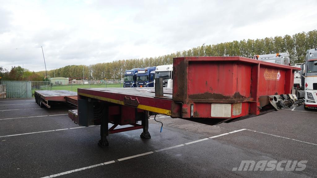 Nooteboom 4 axle semi low loader 670cm extendable Diepladers