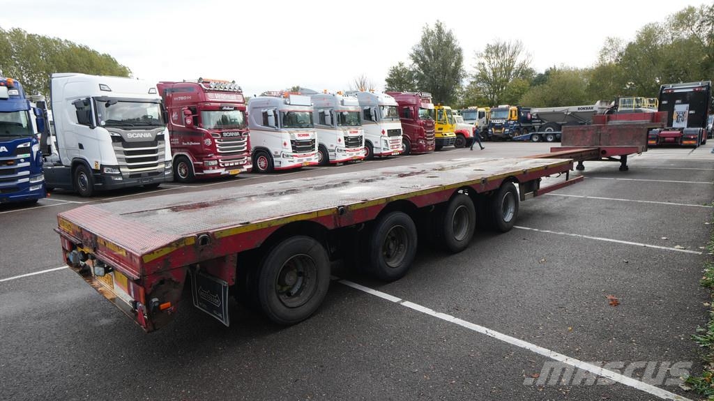 Nooteboom 4 axle semi low loader 670cm extendable Diepladers