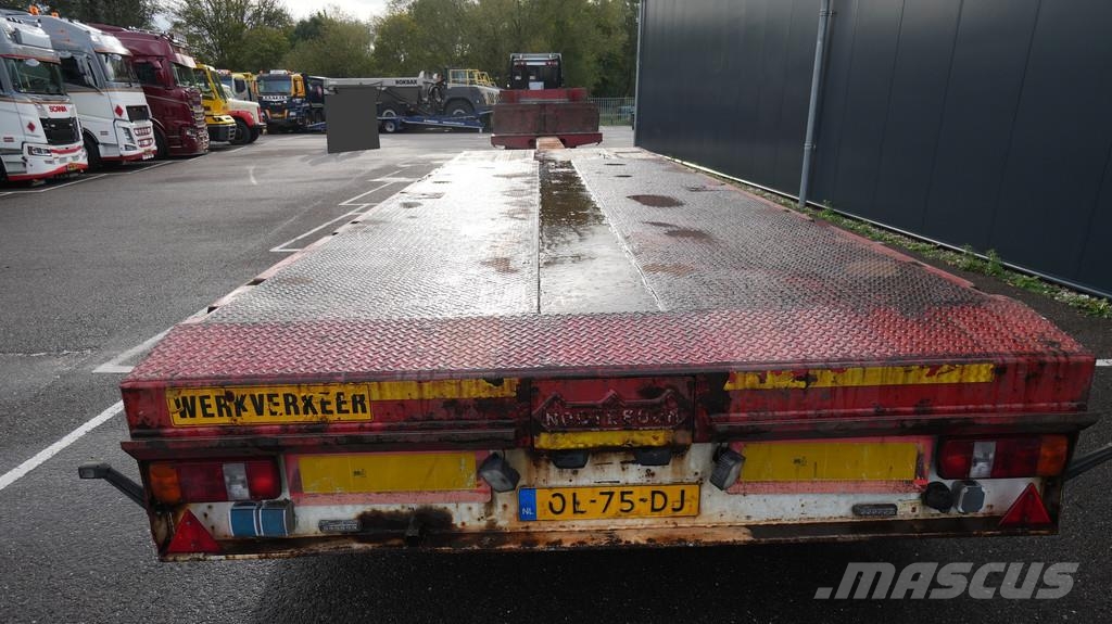 Nooteboom 4 axle semi low loader 670cm extendable Diepladers