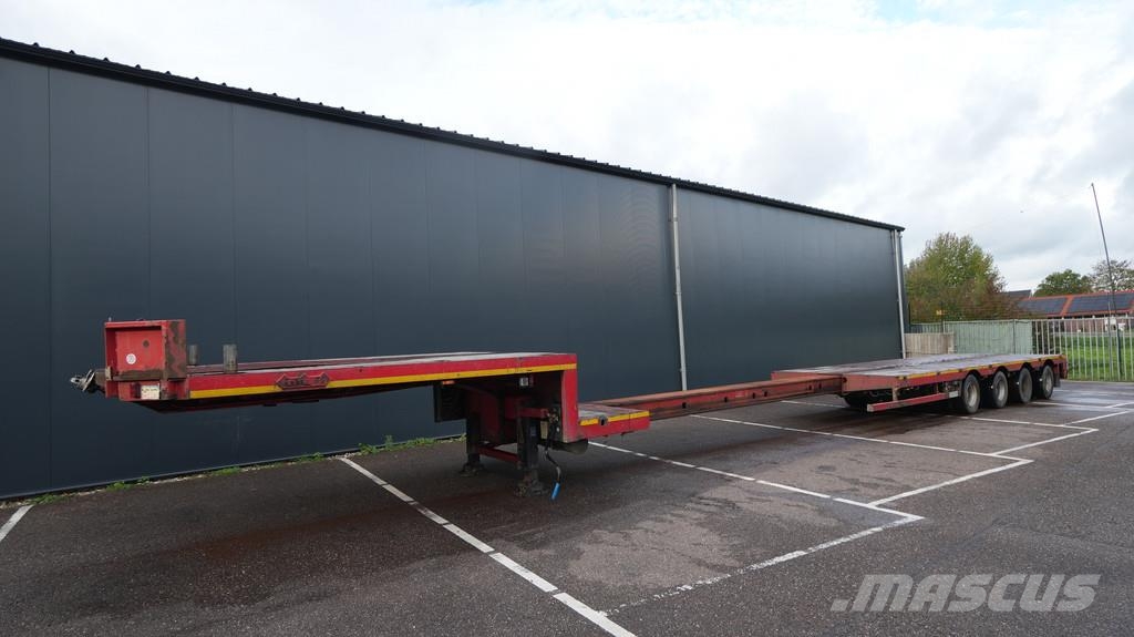 Nooteboom 4 axle semi low loader 670cm extendable Diepladers