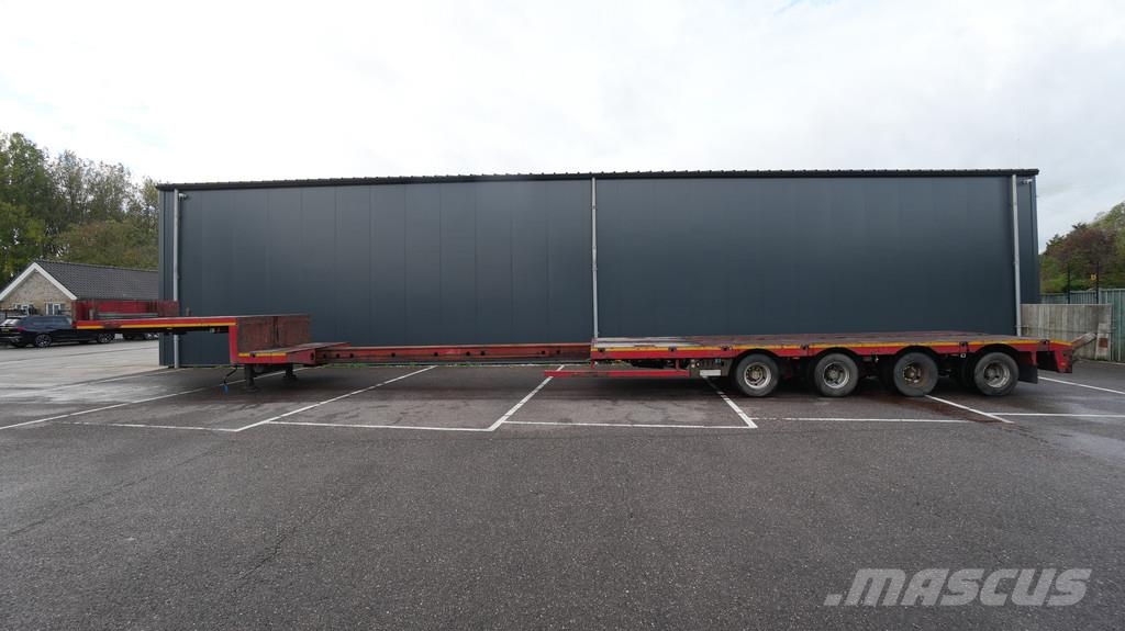 Nooteboom 4 axle semi low loader 670cm extendable Diepladers