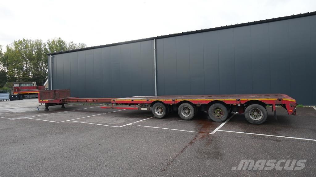 Nooteboom 4 axle semi low loader 670cm extendable Diepladers