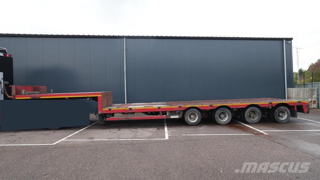 Nooteboom 4 axle semi low loader 670cm extendable Diepladers